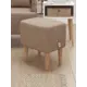 Пуф Monofix Киус 42x42x42 см цвет светло-коричневый