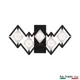 Настенный светильник светодиодный Arte Perfetto Luce Ferrara 3307b.mb8228-5w/250/70/120 black нейтральный белый свет цвет черный