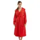 Халат Kenzo Criss Cross Rouge S с капюшоном