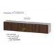 Полка Furnistyle 11722 160x30x32 см ЛДСП цвет светлое дерево, дуб коричневый табак