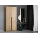 Шкаф распашной Мебельная компания е1 LCK_M1_1000_S 101x220x52.5 см сонома ЛДСП