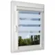 Рулонная штора день/ночь Унистайл RKRZGOLU130145, 130x145 см, цвет голубой