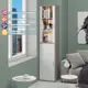 Стеллаж с полками Мэрдэс СУ(ш1в2)+1ФГ+1ФС 50x216x34 см нагрузка до 30 кг ЛДСП цвет нельсон/белый