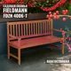 Скамья садовая Fieldmann 4380306 150 см x 61 см x 90 см дерево коричневый