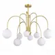 Люстра потолочная ST LUCE SL1204.202.08 Jineto 8 ламп 17 м² цвет золото