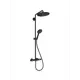 Душевая стойка Hansgrohe 26891670 Croma Select S 3 режима цвет черный со смесителем