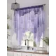 Тюль Helga Базовая коллекция HH534195 на шторной ленте 145x200 см цвет белый, фиолетовый