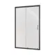 Душевая дверь Ceruttispa Gloria D120B, 120x195см стекло прозрачное цвет профиля черный