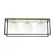 Люстра потолочная Lumina Deco Maldini Ldc 8060-3 f.gd+bk 3 лампы 9 м² цвет белый