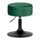 Пуф Dobrin Danny black lm-2050 38.5x54x38.5 см велюр цвет изумрудный