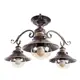 Люстра потолочная Arte lamp 7 brown A4577pl-3ck 3 лампы 10 м² цвет коричневый