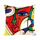 Подушка декоративная Zaberite Красное лицо Пикассо 7039, 40x40 см