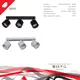 Спот поворотный Reluce 53019-9.5-003il spot light gx53 wt 3 лампы GX53 0 м² цвет белый
