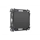 Суппорт для розеток и выключателей Ambrella Volt Omega MO916010 цвет графит