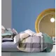 Комплект постельного белья Tango Twill евро сатин наволочки 50x70 - 2 шт цвет бежевый/светло-серый/сиреневый TPIG3-1830