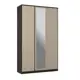 Шкаф распашной Клик мебель 141.3x230x45 см ЛДСП цвет венге