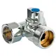 Кран шаровой угловой Valtec 512771 PN8 1/2"x3/4" ВР-НР латунь ручка бабочка