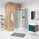 Душевая кабина Niagara 330944LBK средний поддон 100x90см