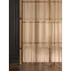 Штора Arya home 8001885863195 на шторной ленте 250x300 см цвет кофе с молоком