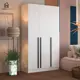 Шкаф Homegrad Бостон120 120x220x52 см ЛДСП цвет белый
