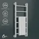 Полотенцесушитель водяной лестница Onix Classic white 80x30 см нижняя подводка нержавеющая сталь цвет белый