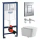 Комплект инсталляция с унитазом Grohe 38772001+B5.3.1170.00 цвет белый
