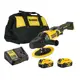 Полировальная шлифмашина аккумуляторная бесщеточная Dewalt DCM849P2, 18 В Li-Ion 2x5 Ач, 180 мм