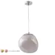 Светильник подвесной Crystal Lux Malaga sp1 d200 chrome 1 лампа 2 м² цвет хром