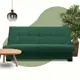 Диван раскладной Cityhd Прямой диван 193x94x95 см велюр цвет зеленый