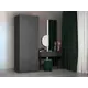 Шкаф распашной Мебельная компания е1 LCK_GL_SH_M1_800_DM 81x220x52.5 см серый диамант ЛДСП