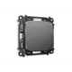 Выключатель проходной встраиваемый Ambrella volt Omega MO651020 1 клавиша цвет антрацит серый