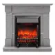Каминокомплект Realflame Andrea с очагом Fobos Lux BL 1600Вт мрамор серый