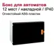 Щит распределительный навесной Nilson 12 модулей IP40 abs-пластик