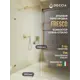 Душевая перегородка Doccia GLASS890ks/SA/3GOLD 89x195см золото профиль