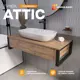 Тумба под раковину MODULEASY 100x48 см ATTIC подвесная цвет дуб вотан Ц0000037793