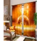 Комплект штор Helga Базовая коллекция HH900295 на шторной ленте 260x150 см цвет коричневый, желтый