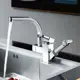 Смеситель для кухни Ledeme 54838 поворотный излив 11.6 см цвет хром