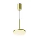 Светильник подвесной светодиодный Technical Plato P076pl-l12w3k-bs 6 м² теплый белый (желтый) свет цвет золотой