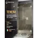 Душевая дверь Doccia GLASS161dvpt/BRMT/4CHROMEGL 161см эффект стекла матовый распашной