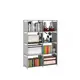 Стеллаж с секциями Ridberg 8 ячеек 82x125x31 см нагрузка до 15 кг металл и пластик цвет серый