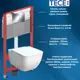 Комплект инсталляция TECE 9400412S1 унитаз подвесной безободковый