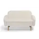 Диван прямой Диван не мебель Малютка id000113-Lambeco1 130x82x70 см искусственный мех цвет белый