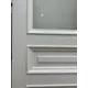 Комплект межкомнатной двери Легенда Багетто остеклённая 200x80см эмаль цвет белый