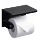 Держатель для туалетной бумаги Rush Edge ED77141 Black