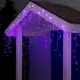 Электрогирлянда универсальная Luazon lighting 187282 бахрома 3x3 м 160 ламп фиолетовый 1 режим работы