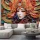 Фотообои флизелиновые Urban style 3D Девушка-Осень 300x200 см UST7813