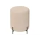 Пуф велюр Бонмебель Тунис 158554, 40x43 см, цвет бежевый