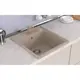 Мойка для кухни Mixline NL-TMS10 (302) 50.5x46 см глубина чаши 19 см искусственный камень цвет песочный