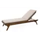 Шезлонг Joygarden Calisto 197x68x28 см акация бежевый