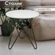 Журнальный столик круглый Ami 50x50x54.5 см перламутр